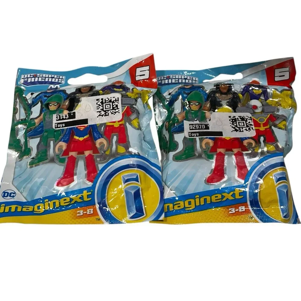 Imaginext DC Super Friends SUPERGIRL & BATGIRL figure Series 5 Sealed blind bag